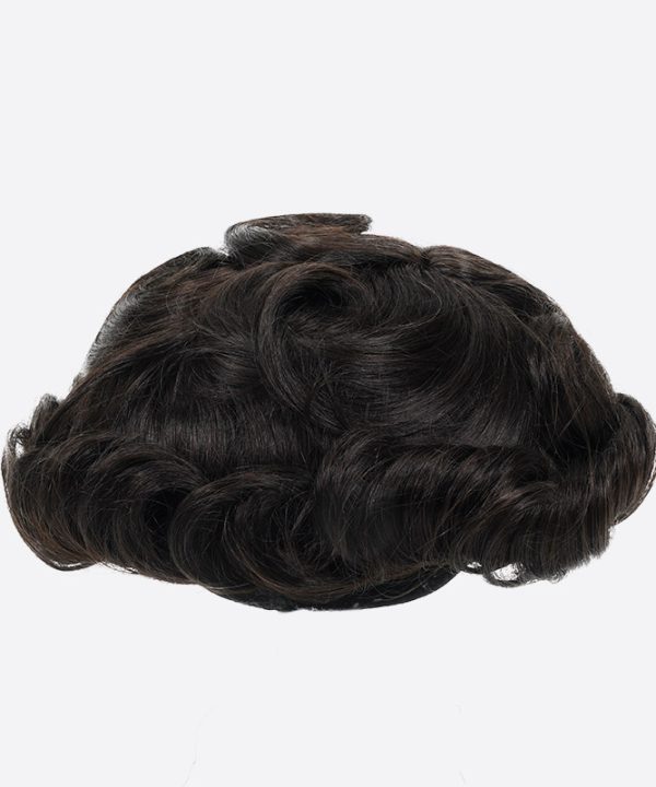 HOLLYWOODME Fine Mono Toupee Is French Lace Front Hair System From Bono Hair4