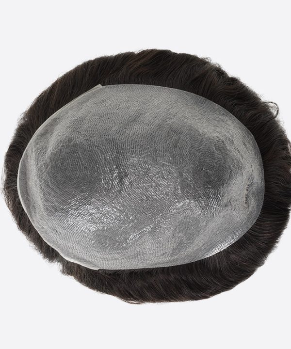 4BH3+ 0.03mm Ultra-Thin Skin Toupee Is Single Split Knots Hair Pieces From Bono Hair